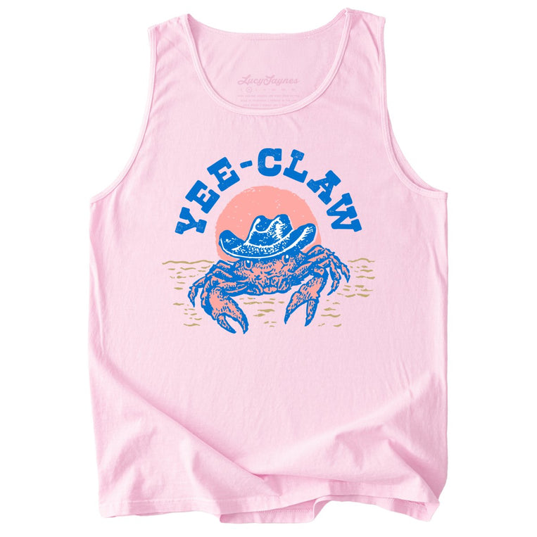 Yee Claw Comfort Colors Graphic Tank Top - Blossom