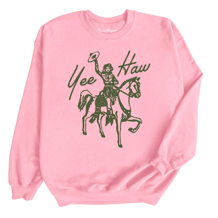 Yee Haw - Light Pink - Full Front