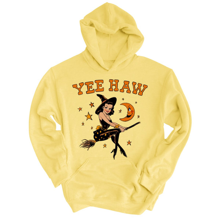 Yee Haw Witch. - Light Yellow - Full Front