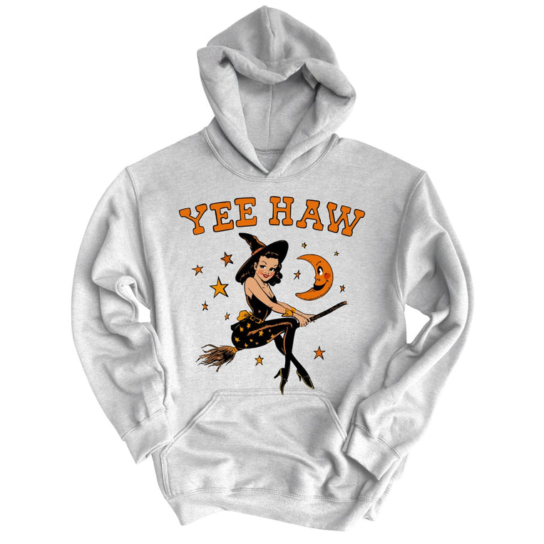 Yee Haw Witch. - Grey Heather - Full Front