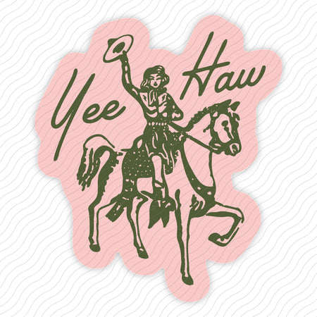 Yee Haw Sticker