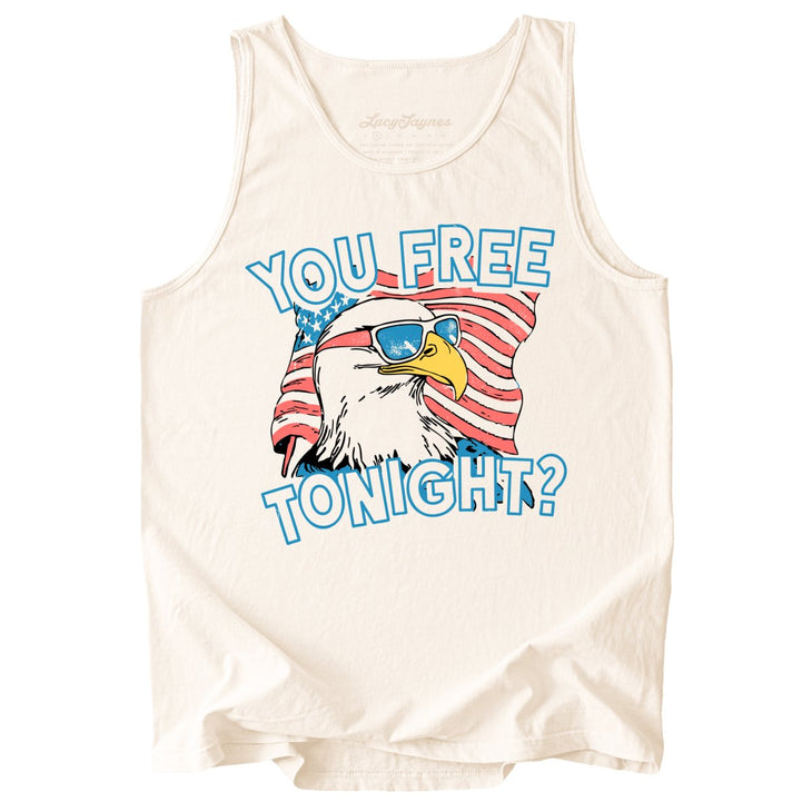 You Free Tonight? Comfort Colors Tank Top