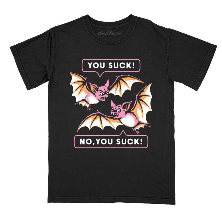 You Suck Bats Comfort Colors Tee