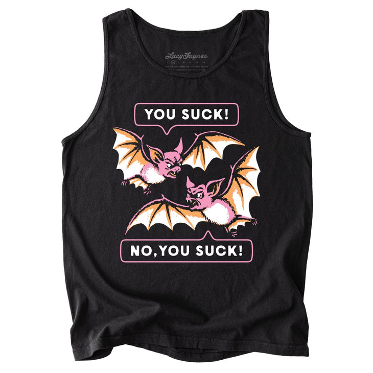 You Suck Bats Comfort Colors Tank Top