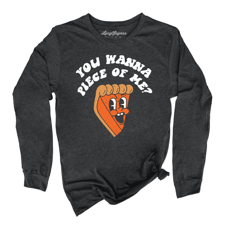 You Wanna Piece Of Me - Dark Grey Heather - Full Front