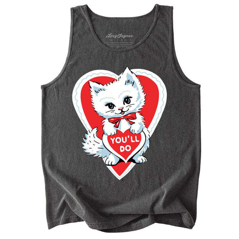 You'll Do Comfort Colors Graphic Tank Top - Pepper