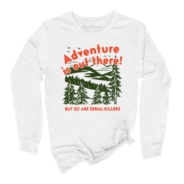 Adventure Is Out There - White - Full Front