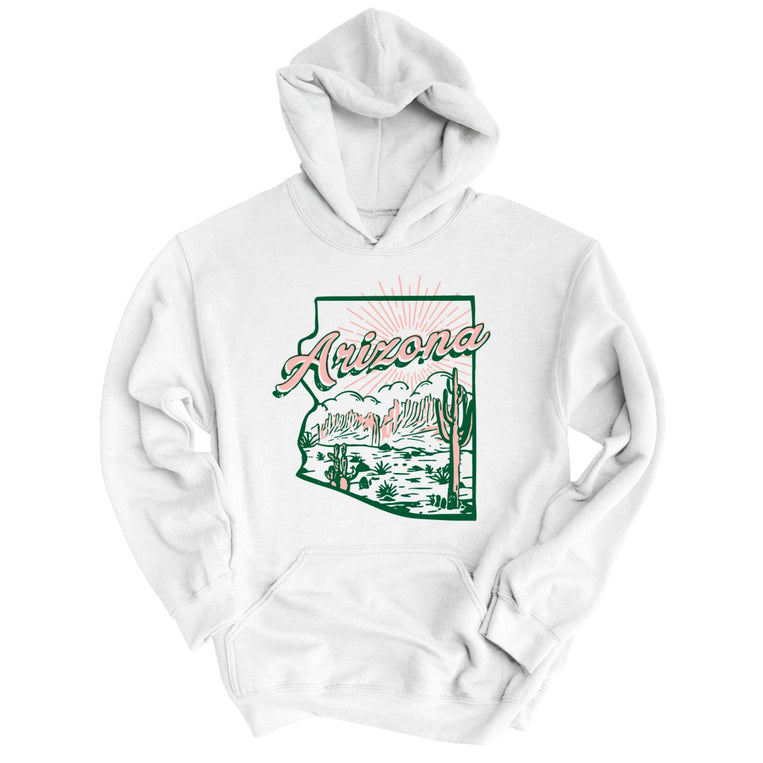 Arizona Graphic Hoodie - White