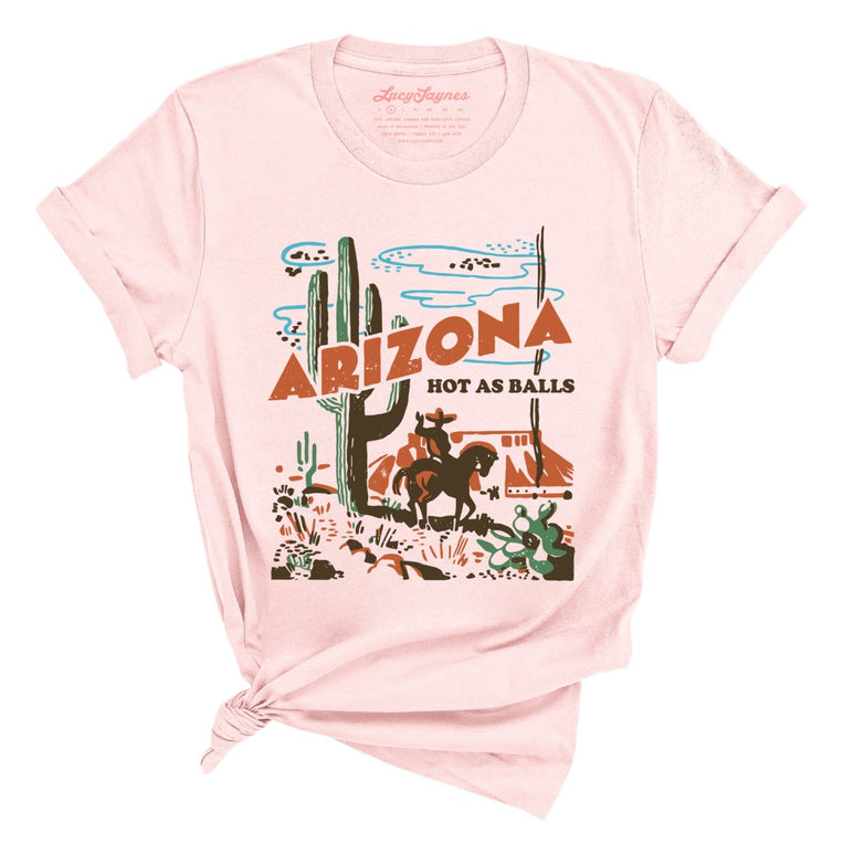 Arizona Hot As Balls - Soft Pink - Full Front