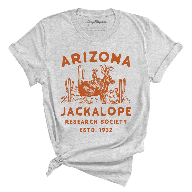 Arizona Jackalope Research Society - Athletic Heather - Full Front