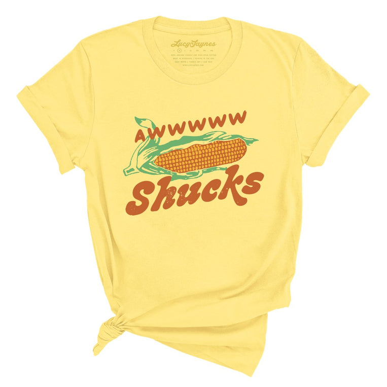 Awwwww Shucks - Yellow - Full Front