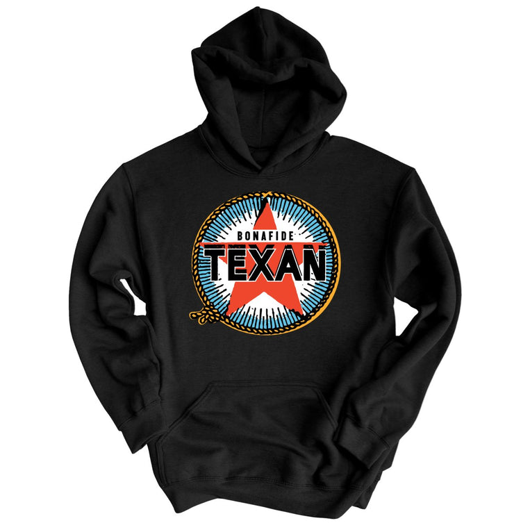 Bonafide Texan - Black - Full Front