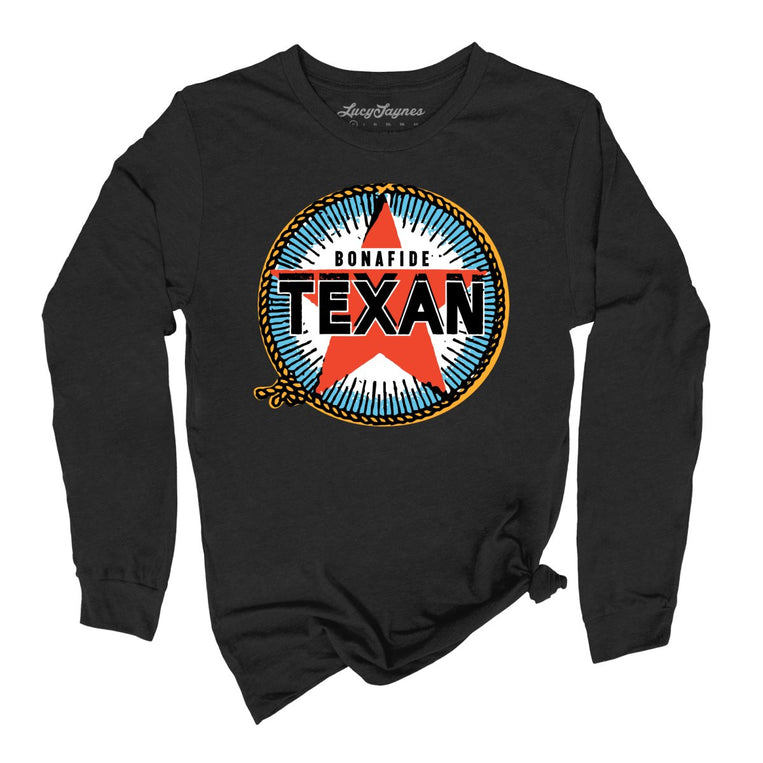 Bonafide Texan - Black - Full Front