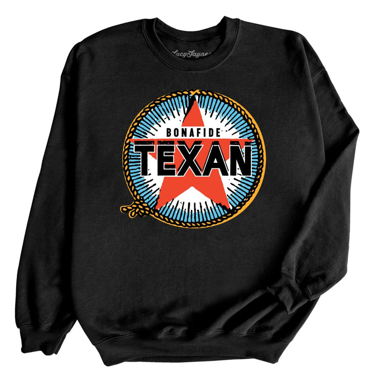 Bonafide Texan - Black - Full Front