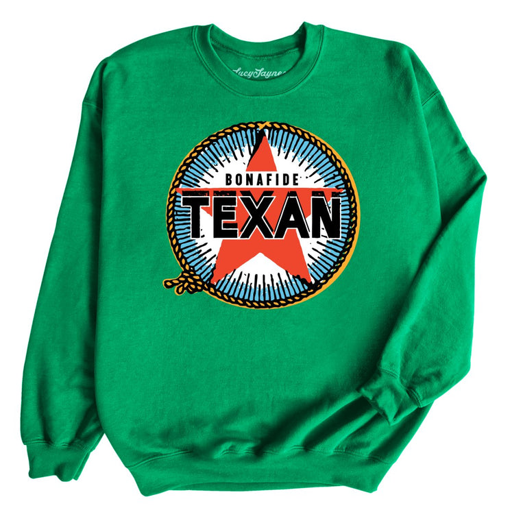 Bonafide Texan - Irish Green - Full Front