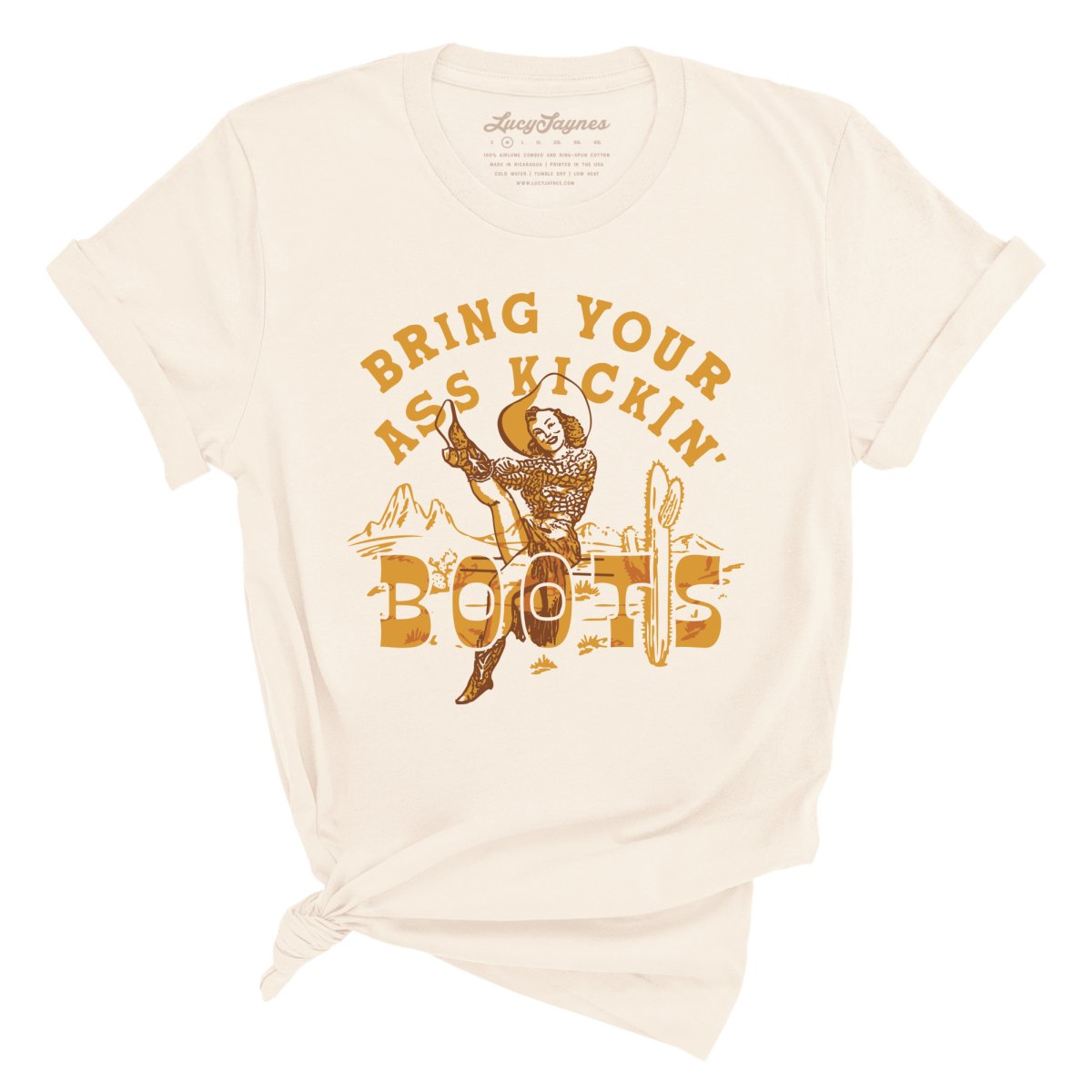 Bring Your Ass Kickin' Boots Tee | Lucy Jaynes