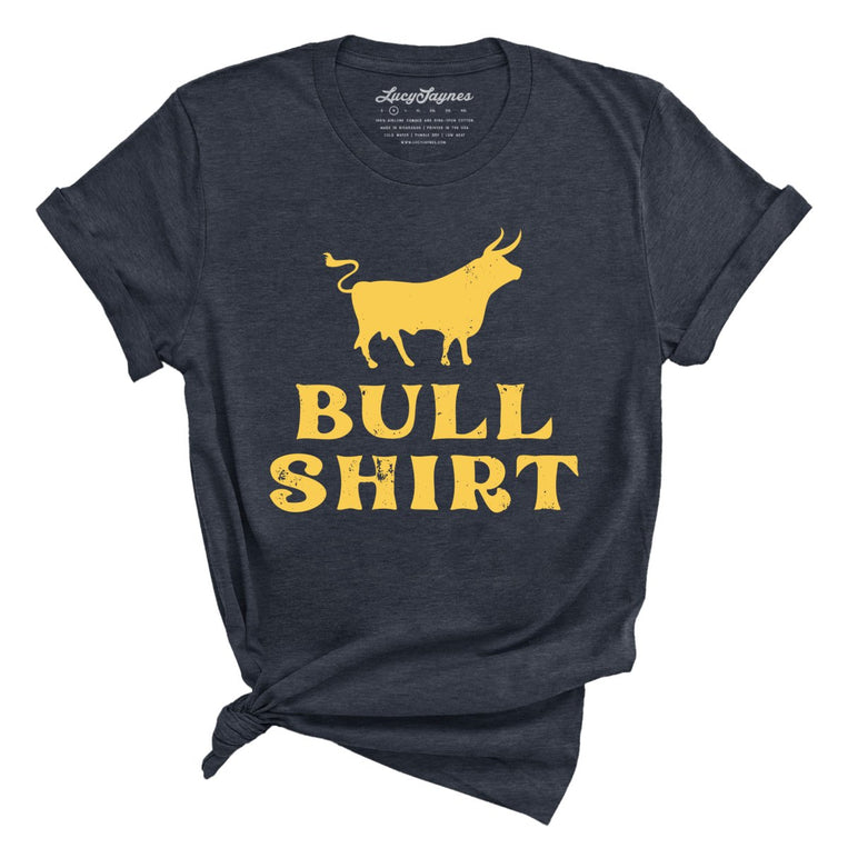 Bull Shirt - Heather Navy - Full Front