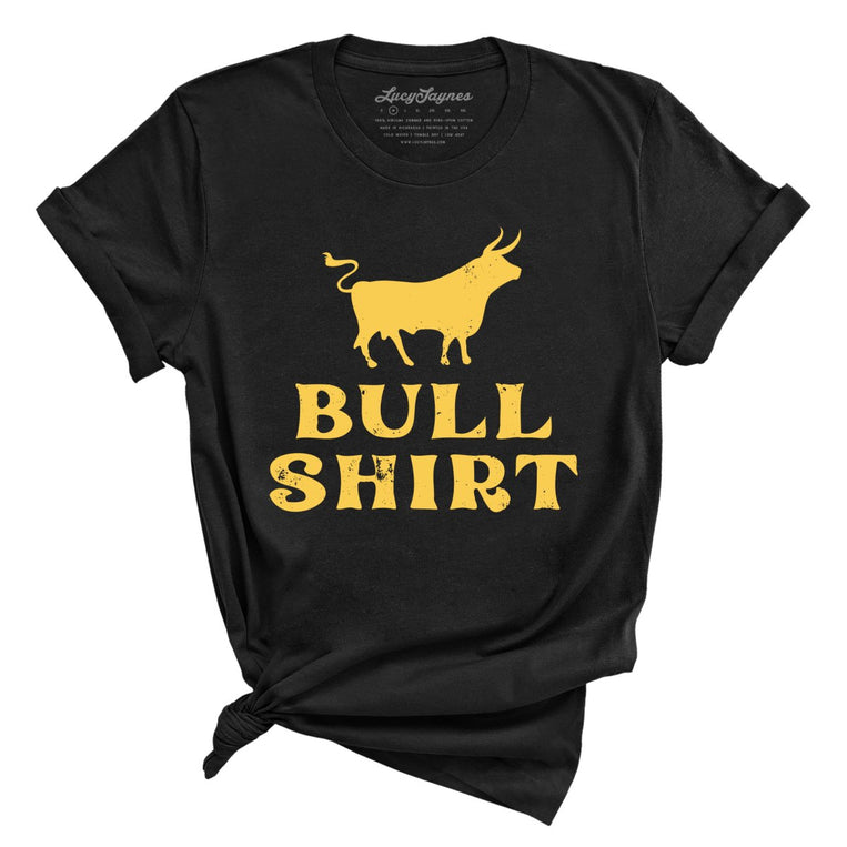Bull Shirt - Black - Full Front