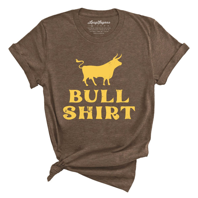 Bull Shirt - Heather Brown - Full Front