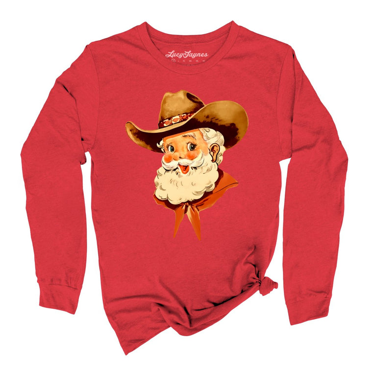 Cowboy Santa - Red - Full Front