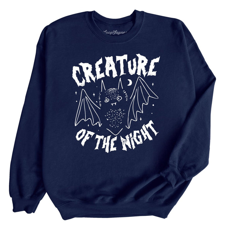Creature of The Night - Navy - Full Front