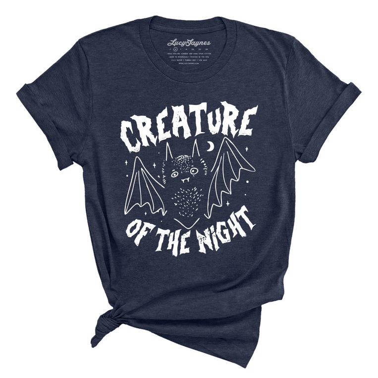 Creature of The Night - Heather Midnight Navy - Full Front