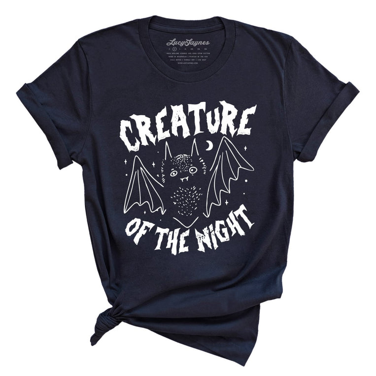 Creature of The Night - Navy - Full Front