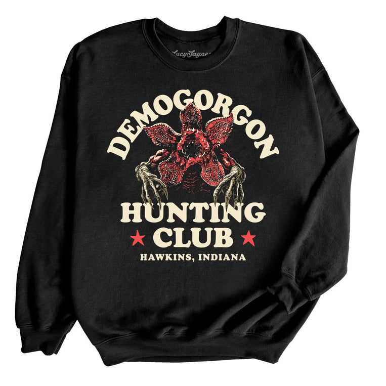Demogorgon Hunting Club - Black - Full Front