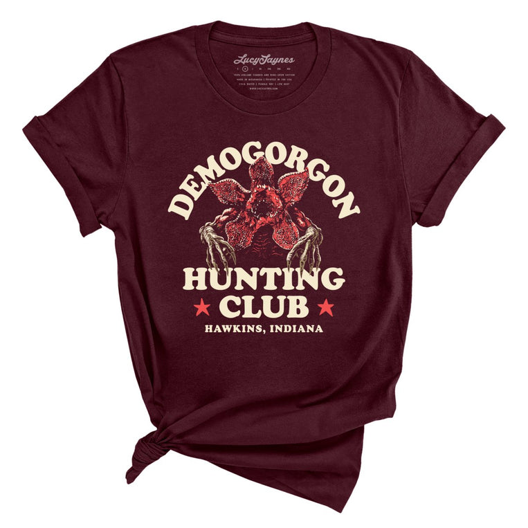 Demogorgon Hunting Club - Maroon - Full Front