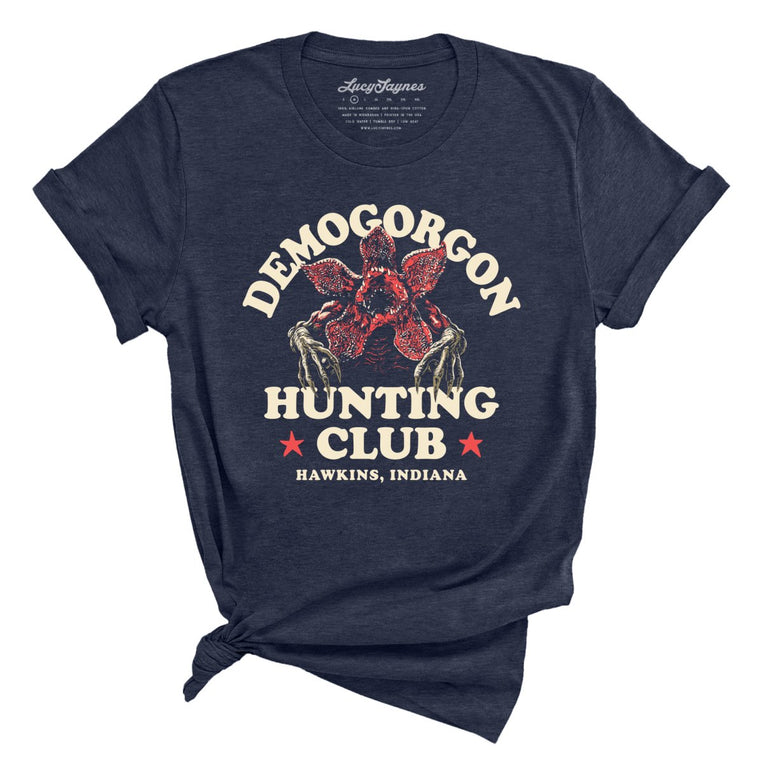 Demogorgon Hunting Club - Heather Midnight Navy - Full Front