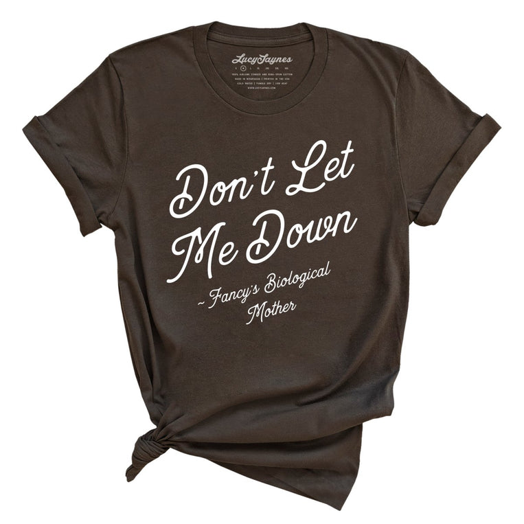 Don't Let Me Down - Brown - Full Front