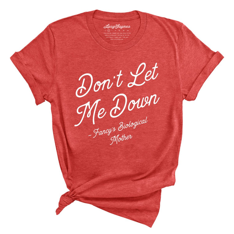 Don't Let Me Down - Heather Red - Full Front