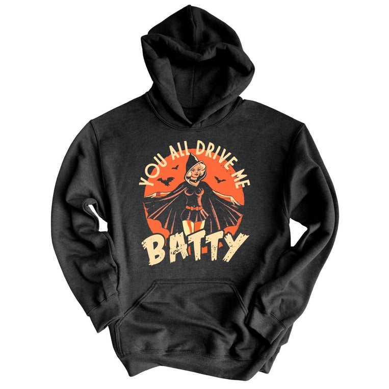 Drive Me Batty - Charcoal Heather - Full Front