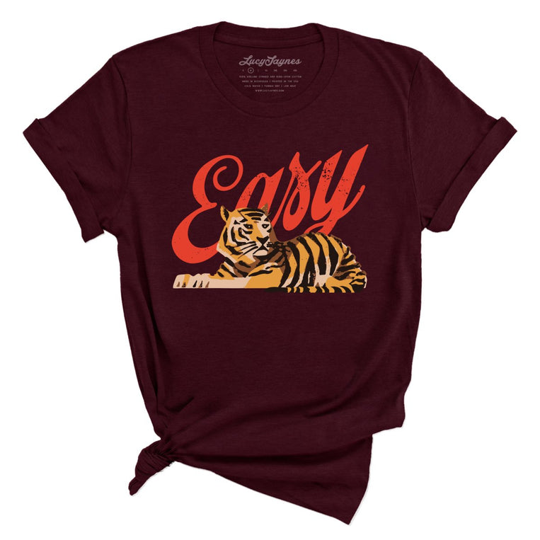 Easy Tiger - Heather Cardinal - Full Front