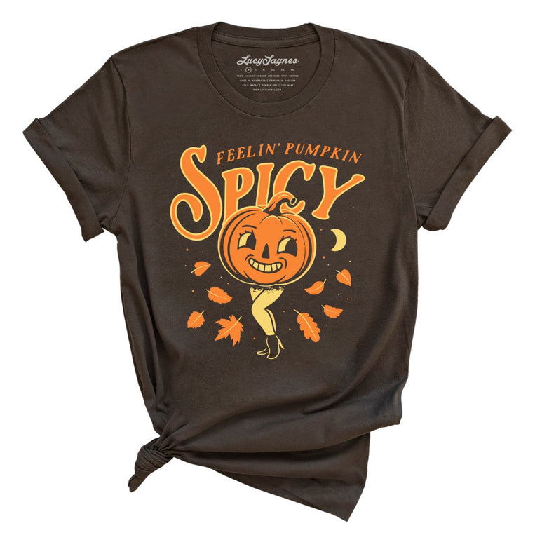 Feelin' Pumpkin Spicy - Brown - Full Front