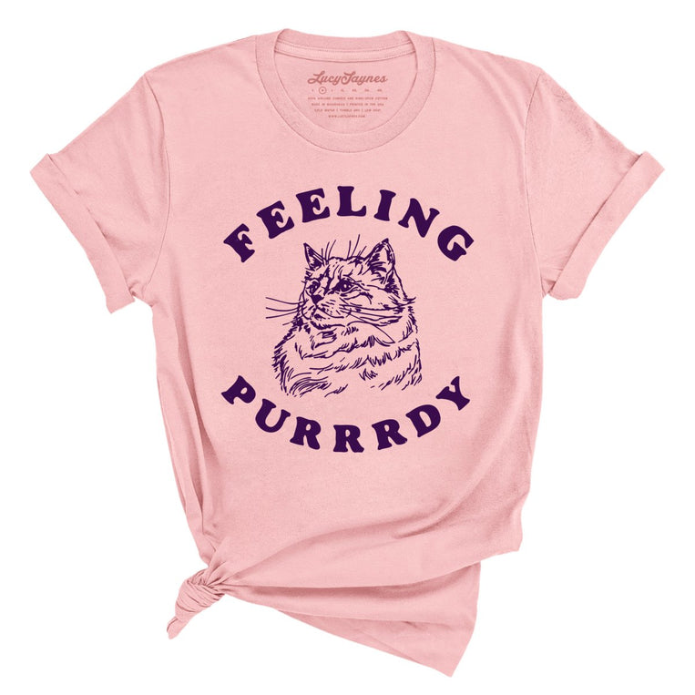 Feeling Purrrdy - Pink - Full Front
