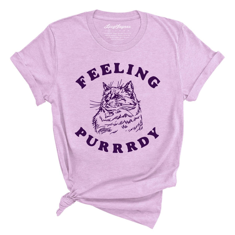 Feeling Purrrdy - Heather Prism Lilac - Full Front