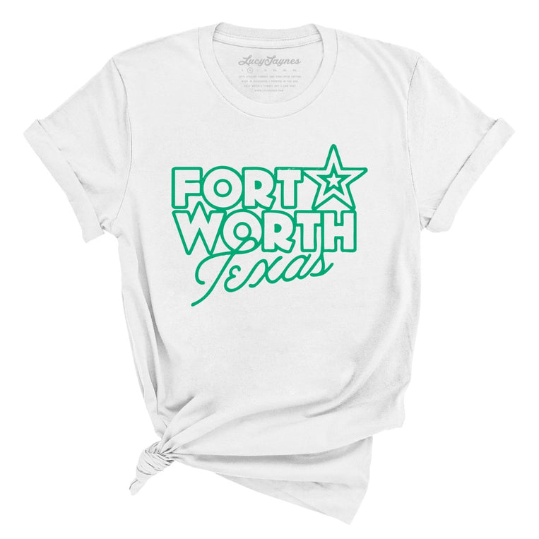 Fort Worth Texas - White - Full Front