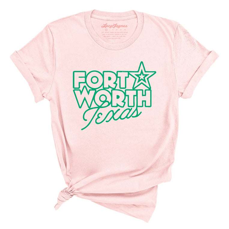 Fort Worth Texas - Soft Pink - Full Front