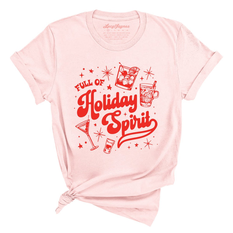 Full of Holiday Spirit - Soft Pink - Full Front