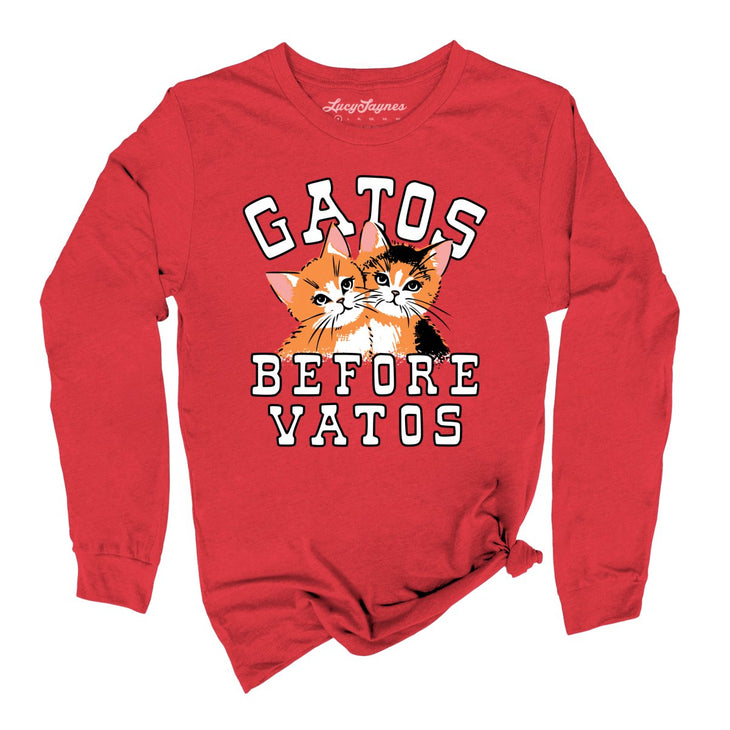 Gatos Before Vatos Long Sleeve Tee
