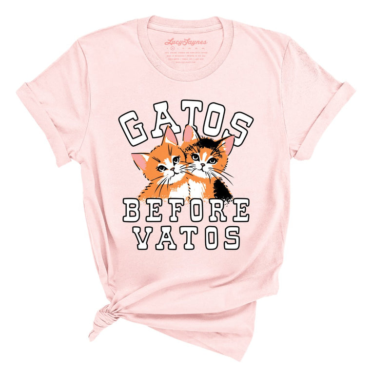 Gatos Before Vatos - Soft Pink - Full Front