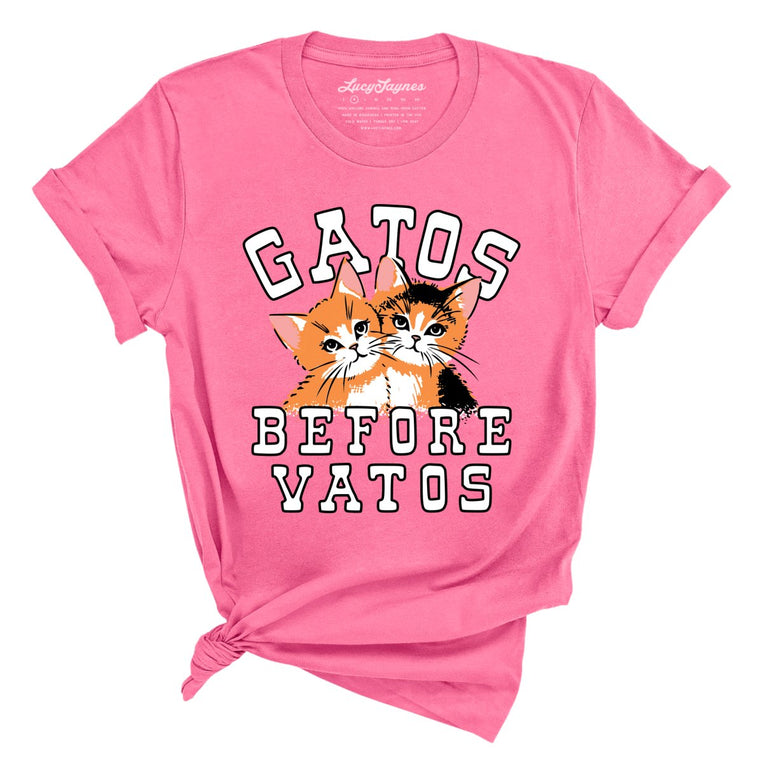 Gatos Before Vatos - Charity Pink - Full Front