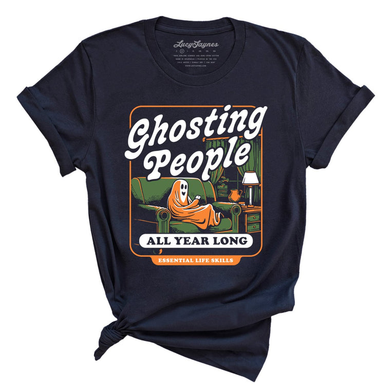 Ghosting People - Navy - Full Front