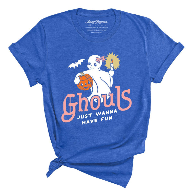 Ghouls Just Wanna Have Fun - Heather True Royal - Full Front