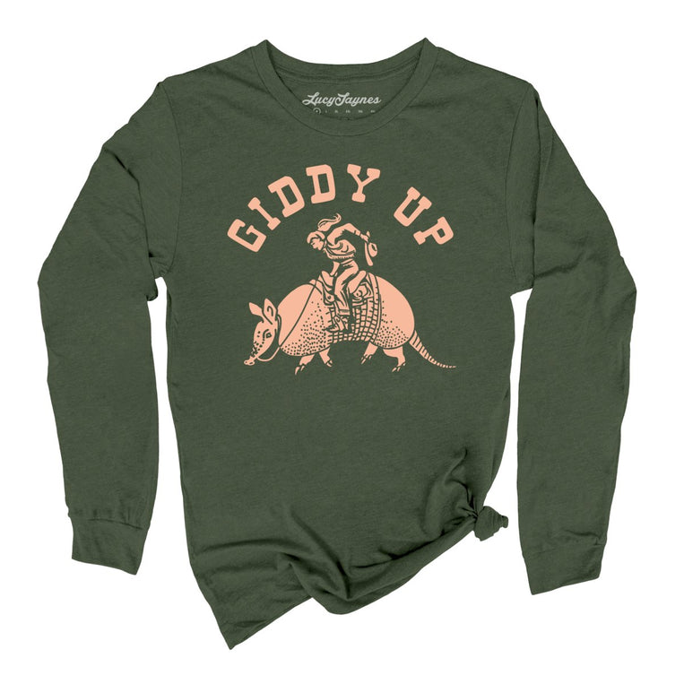 Giddy Up - Military Green - Full Front