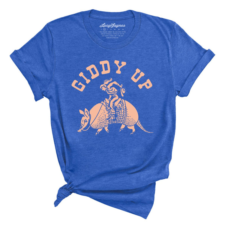 Giddy Up - Heather True Royal - Full Front