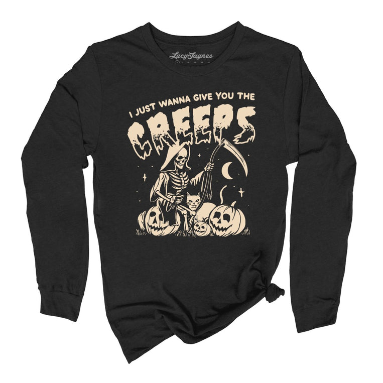 Give You The Creeps - Black - Full Front