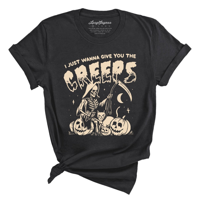 Give You The Creeps - Dark Grey - Full Front