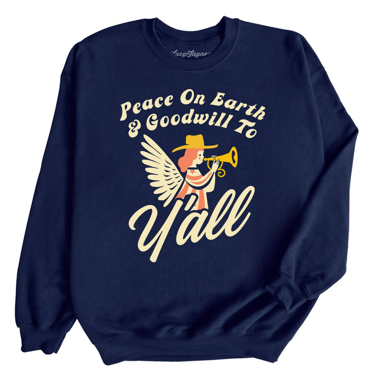 Goodwill To Y'all - Navy - Full Front
